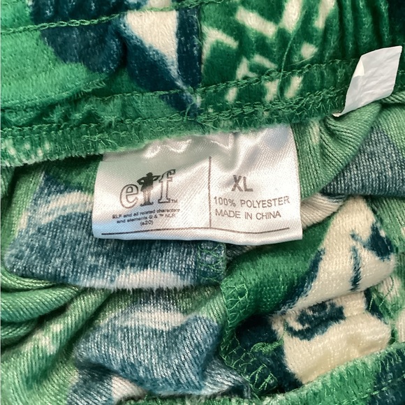 Elf, XL, Green Pajama Pants - Picture 3 of 4